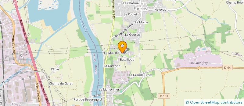 localisation de l'entreprise PERRIN à FAREINS