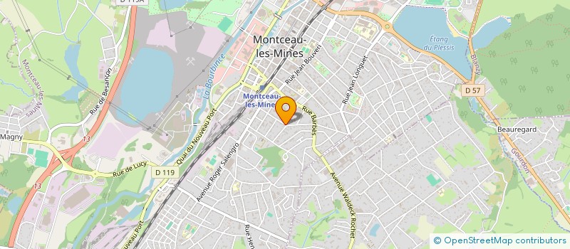 localisation de l'entreprise PERRIN à MONTCEAU-LES-MINES