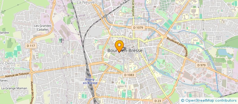 localisation de l'entreprise PERRIN à BOURG-EN-BRESSE