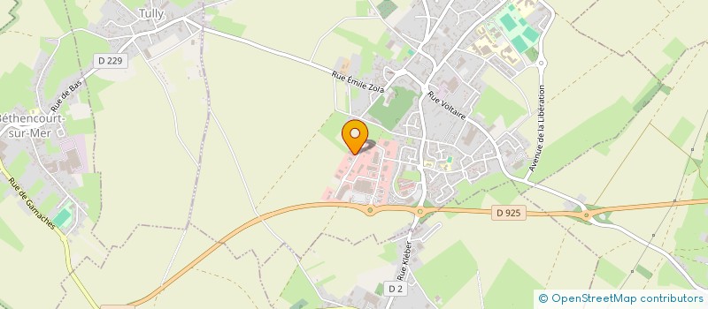 localisation de l'entreprise PERRIN à FRIVILLE-ESCARBOTIN
