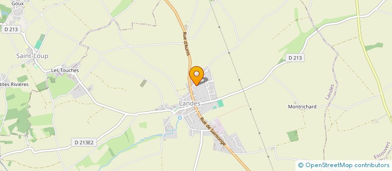 localisation de l'entreprise PERRIN  LANDES