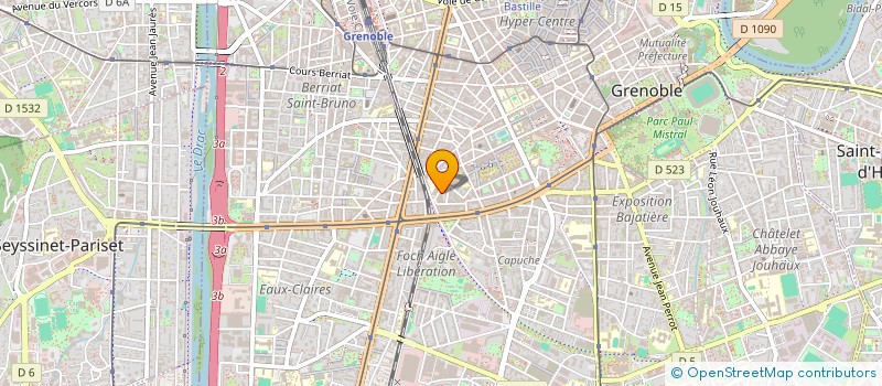 localisation de l'entreprise PERRIN / BOURDARIAT  GRENOBLE