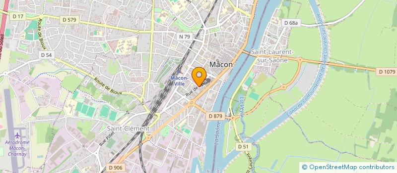 localisation de l'entreprise PERRIN DODARD  MACON