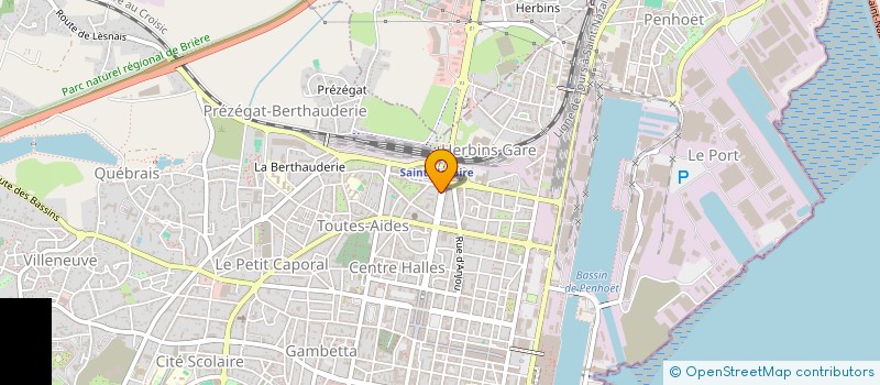 localisation de l'entreprise PERRIN ET NAULEAU  SAINT-NAZAIRE