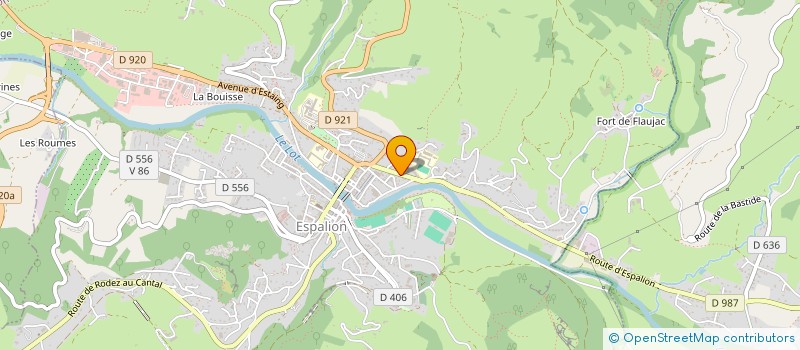 localisation de l'entreprise PERRIN FABRICE  ESPALION