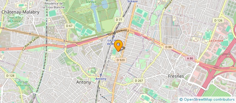 localisation de l'entreprise PERRIN FINANCE PARTNERS à ANTONY