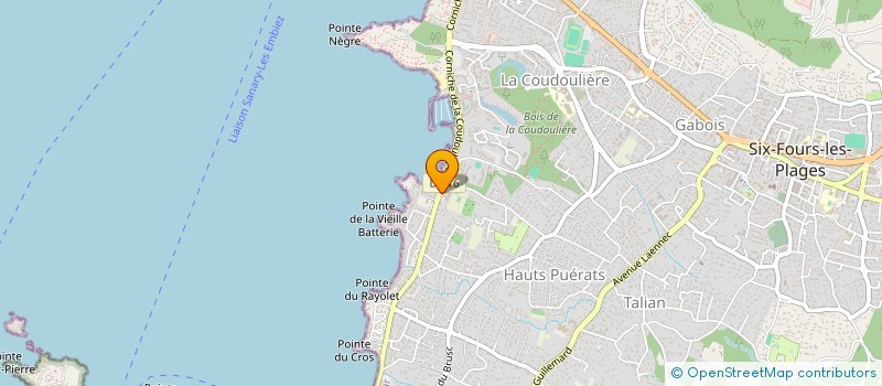 localisation de l'entreprise PERRIN FRERES à SIX-FOURS-LES-PLAGES