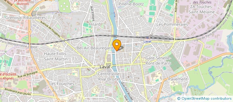 localisation de l'entreprise PERRIN FRERES à LAVAL