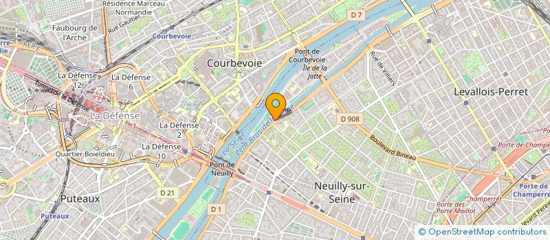 localisation de l'entreprise PERRIN HOLDING à NEUILLY-SUR-SEINE