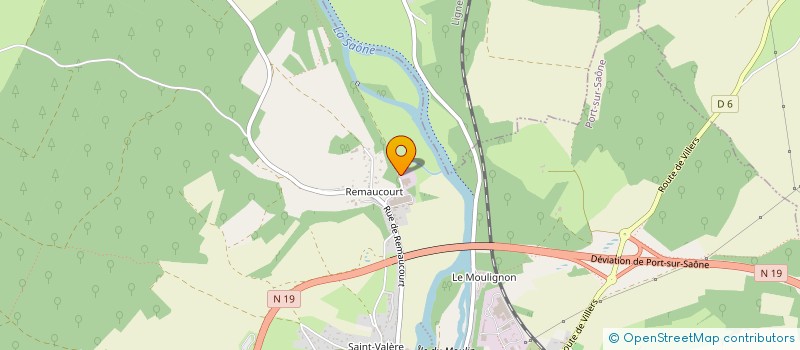 localisation de l'entreprise PERRIN NORBERT CONSTRUCTION-AMENAGEMENT  PORT-SUR-SAONE