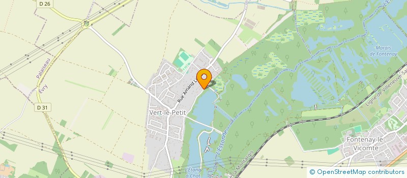 localisation de l'entreprise PERRIN PROMOTION  VERT-LE-PETIT