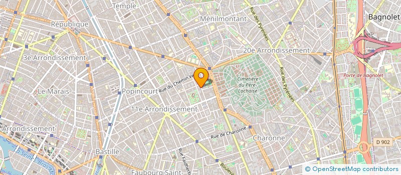 localisation de l'entreprise PERRIN TERRIN DETECTIVE  PARIS