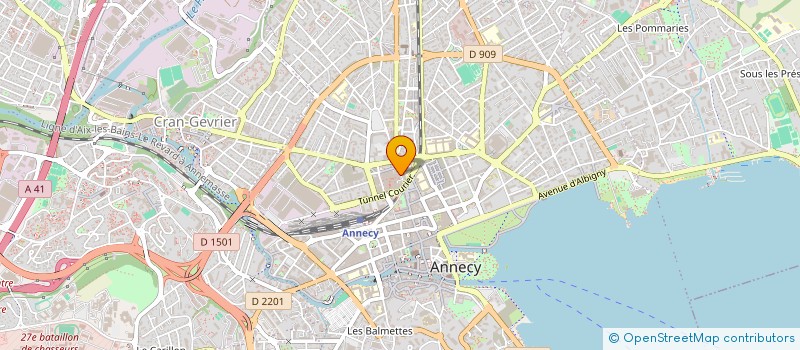 localisation de l'entreprise PERRINE à ANNECY