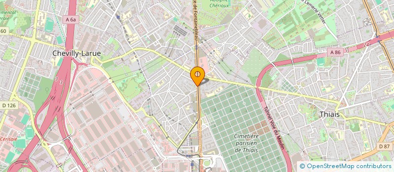 localisation de l'entreprise PERRINGAUX MATHIEU ET GARRIGE ETIENNE  CHEVILLY-LARUE