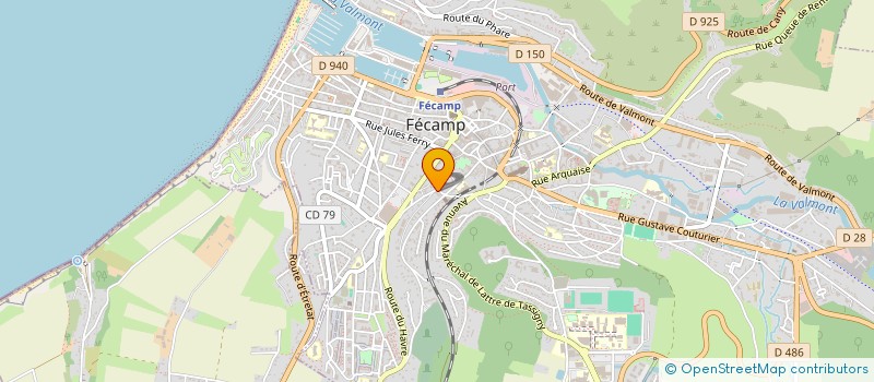 localisation de l'entreprise PERRINI LUCARELLI RAPICANO à FECAMP