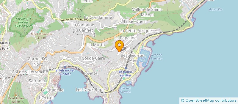 localisation de l'entreprise PERRINICE à BEAULIEU-SUR-MER