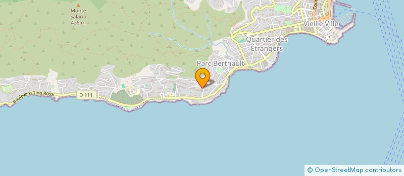 localisation de l'entreprise PERRINO B.T.P  AJACCIO