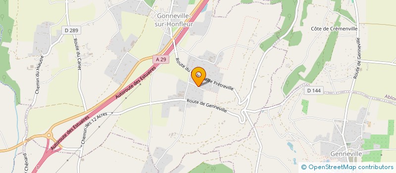 localisation de l'entreprise PERRIOLAT  GONNEVILLE-SUR-HONFLEUR