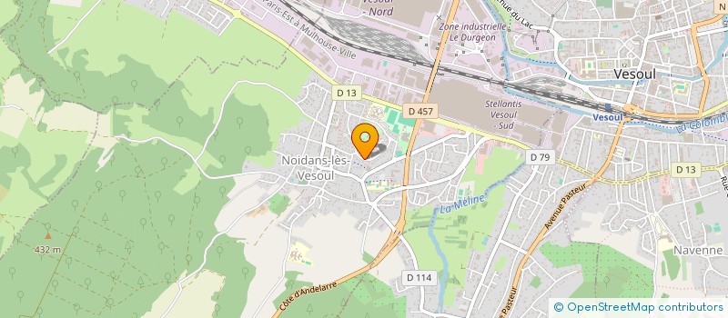 localisation de l'entreprise PERRITAZ ET FILS AMBROISIE  NOIDANS-LES-VESOUL