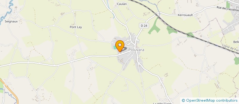 localisation de l'entreprise PERRO LE JEHAN  PLOUVARA