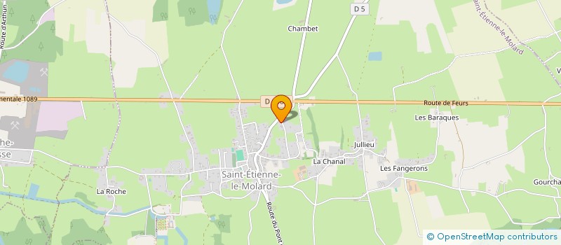 localisation de l'entreprise PERROCHE  SAINT-ETIENNE-LE-MOLARD