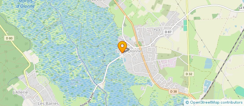 localisation de l'entreprise PERROCHEAU à L'ILE-D'OLONNE