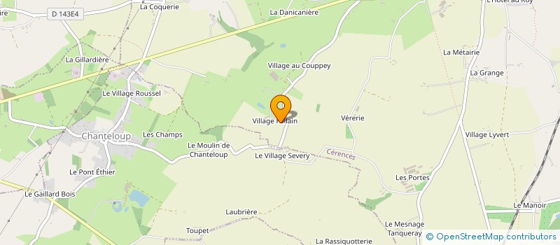 localisation de l'entreprise PERRON LESAULNIER  CERENCES