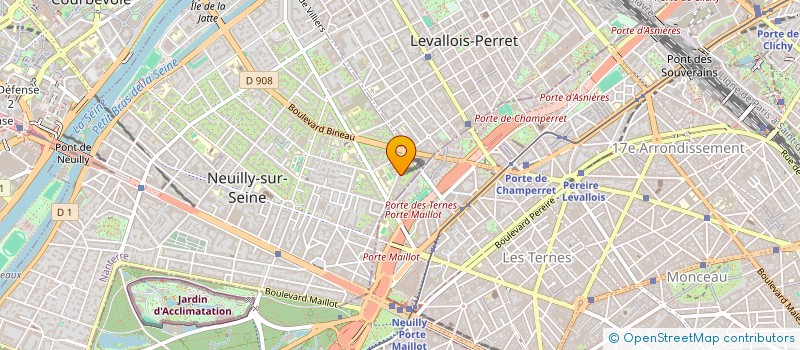 localisation de l'entreprise PERRONET 149 à NEUILLY-SUR-SEINE