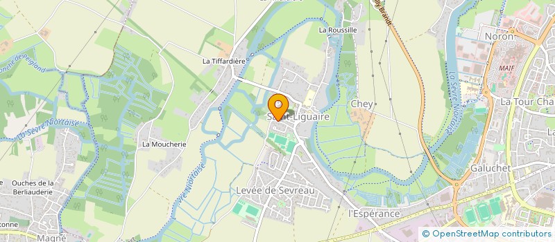 localisation de l'entreprise PERRONNETARPIN  NIORT