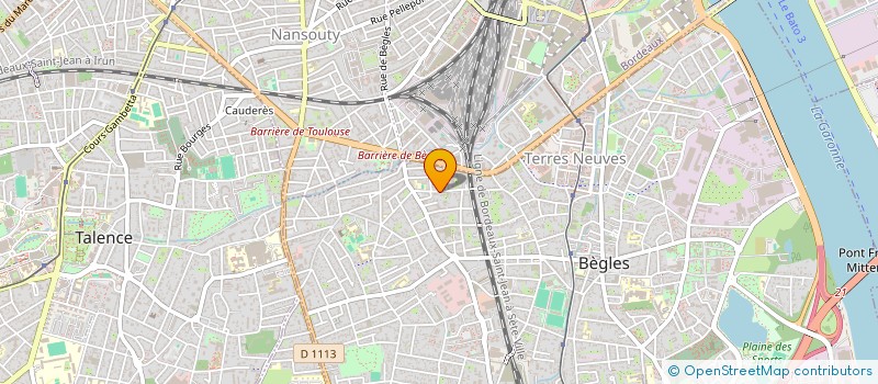 localisation de l'entreprise PERROS à BEGLES