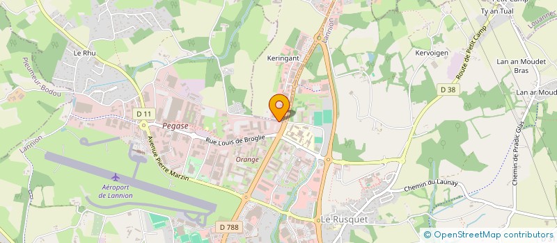 localisation de l'entreprise PERROSECO à SAINT-QUAY-PERROS
