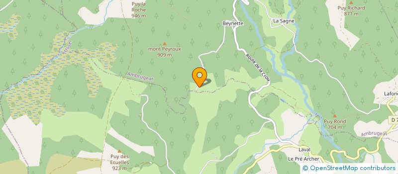 localisation de l'entreprise PERROT  AMBRUGEAT