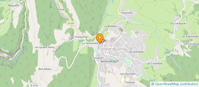 localisation de l'entreprise PERROT & CO  VILLARD-DE-LANS