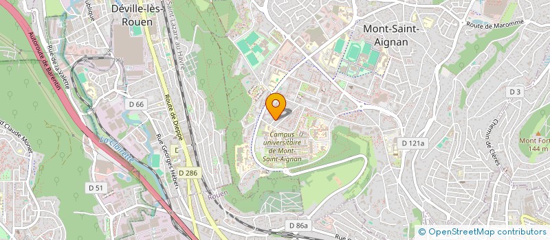 localisation de l'entreprise PERROT FOULONGNE  MONT-SAINT-AIGNAN