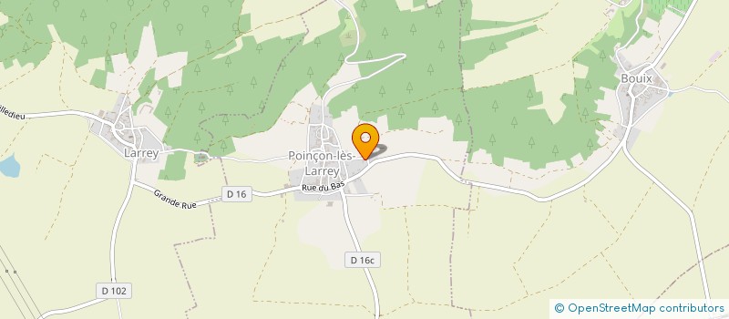 localisation de l'entreprise PERROT GAETAN  POINCON-LES-LARREY