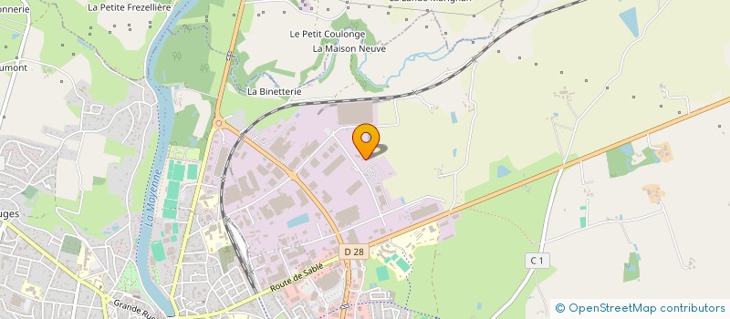 localisation de l'entreprise PERROT PAYSAGE  CHATEAU-GONTIER-SUR-MAYENNE