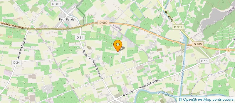 localisation de l'entreprise PERROT PUGET IMMO  ROBION