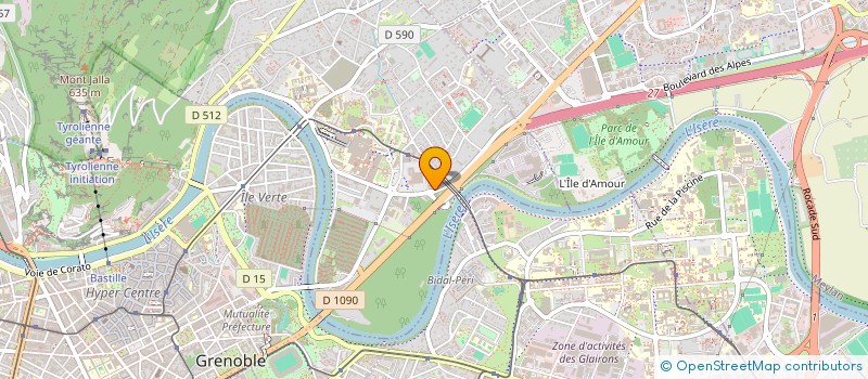 localisation de l'entreprise PERROT, TORRE ET ASSOCIES  LA TRONCHE