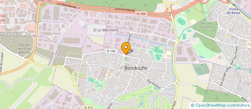 localisation de l'entreprise PERROTTE LAURA ET PERROTTE QUENTIN à BONDOUFLE