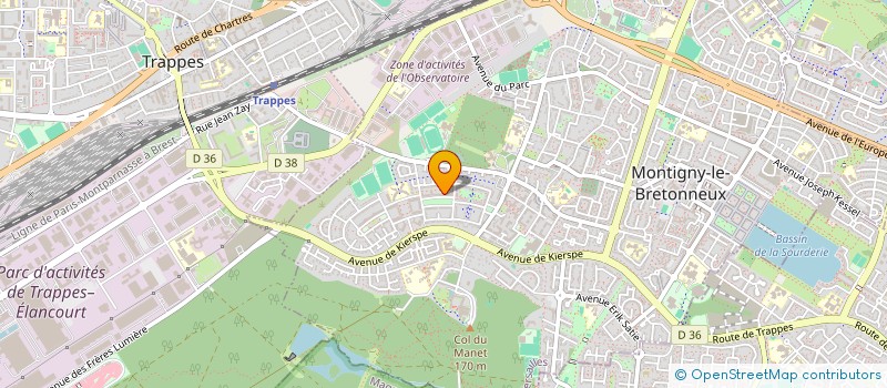 localisation de l'entreprise PERROTTO à MONTIGNY-LE-BRETONNEUX