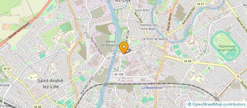 localisation de l'entreprise PERROY  MARQUETTE-LEZ-LILLE