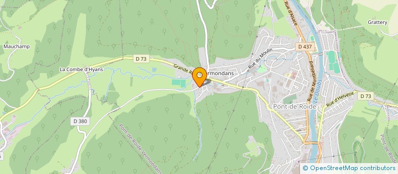 localisation de l'entreprise PERRU-CHOPARD à PONT-DE-ROIDE-VERMONDANS
