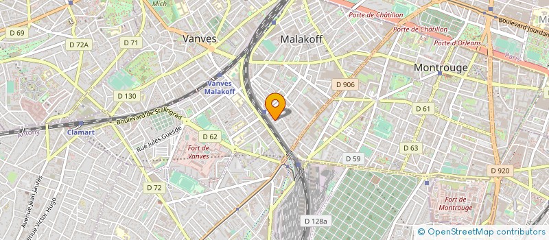 localisation de l'entreprise PERRU LUCAS DIFFUSION à MALAKOFF