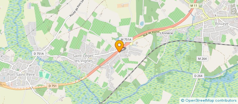 localisation de l'entreprise PERRUBAT  SAINT-LEGER-LES-VIGNES