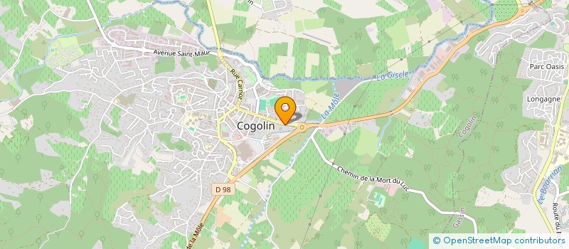 localisation de l'entreprise PERRUCHINI  COGOLIN