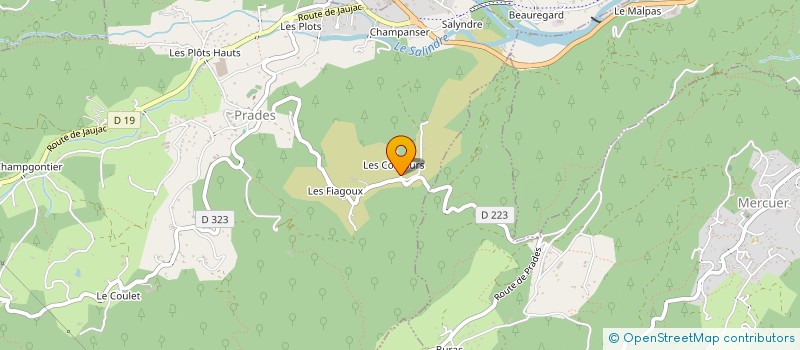localisation de l'entreprise PERRUCHON WILFRIED à PRADES