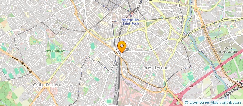 localisation de l'entreprise PERRUQUE à MONTPELLIER