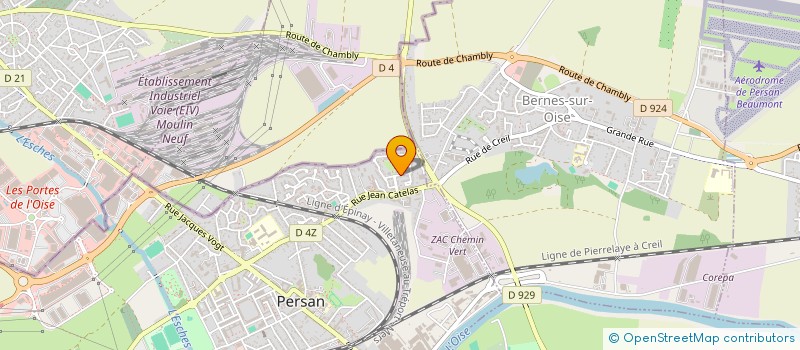 localisation de l'entreprise PERS'ELEC à PERSAN