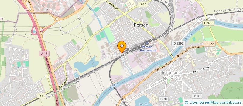 localisation de l'entreprise PERSAN AUTOMOBILES à PERSAN