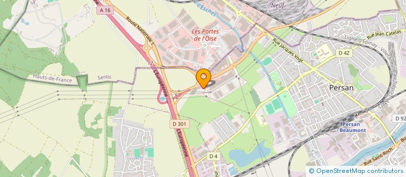 localisation de l'entreprise PERSANGE  PERSAN